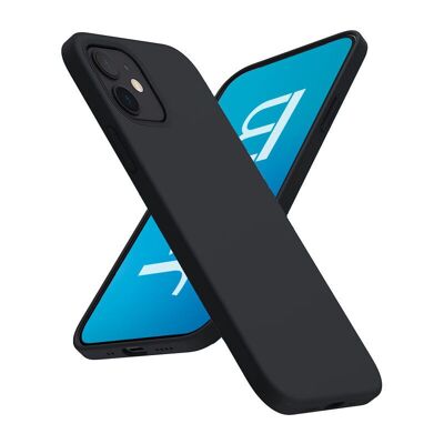 CUSTODIA IN SILICONE PER APPLE IPHONE 15 NERO - JAYMĀ® POP - JMPOPSIL079