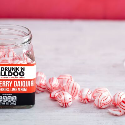 Bonbons durs à la fraise et au daiquiri Drunken Bulldog