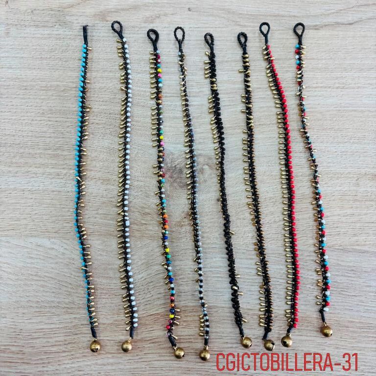 Bracciale alla caviglia in ottone dal design originale per le donne