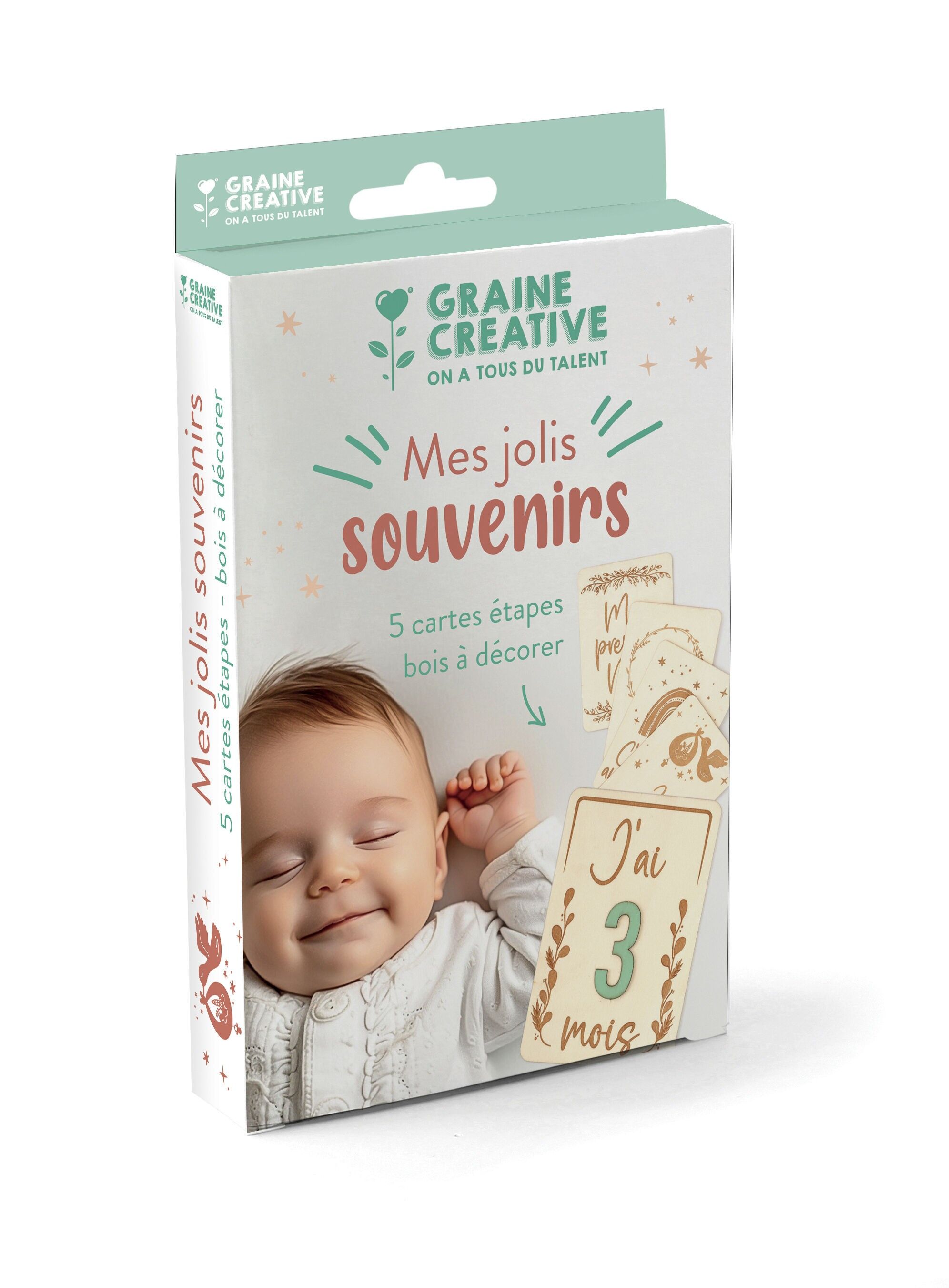 BABY WOODEN MILESTONES CARDS 100x150mm