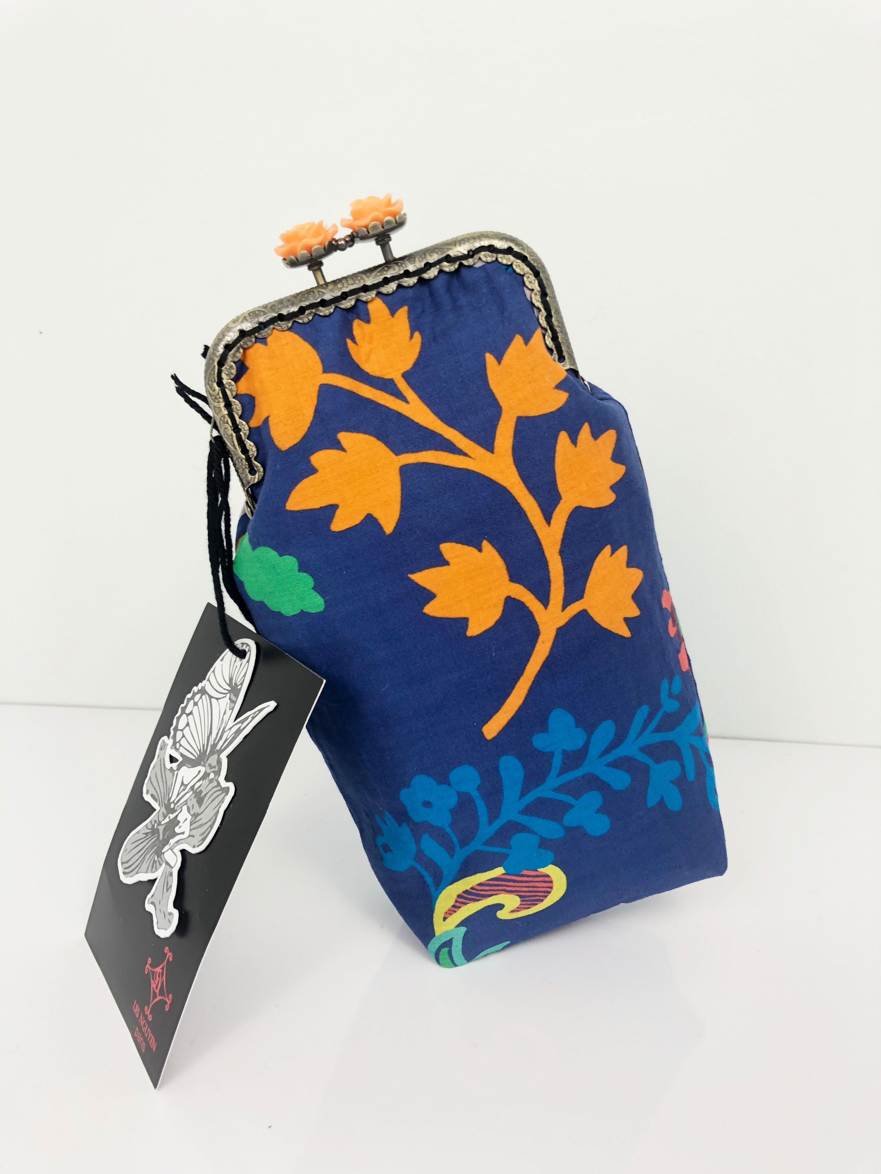 EMILY retro style glasses case in Liberty cotton