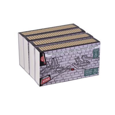 Juego de 3 cajas de cerillas 47mm x 3 x 240 PROF