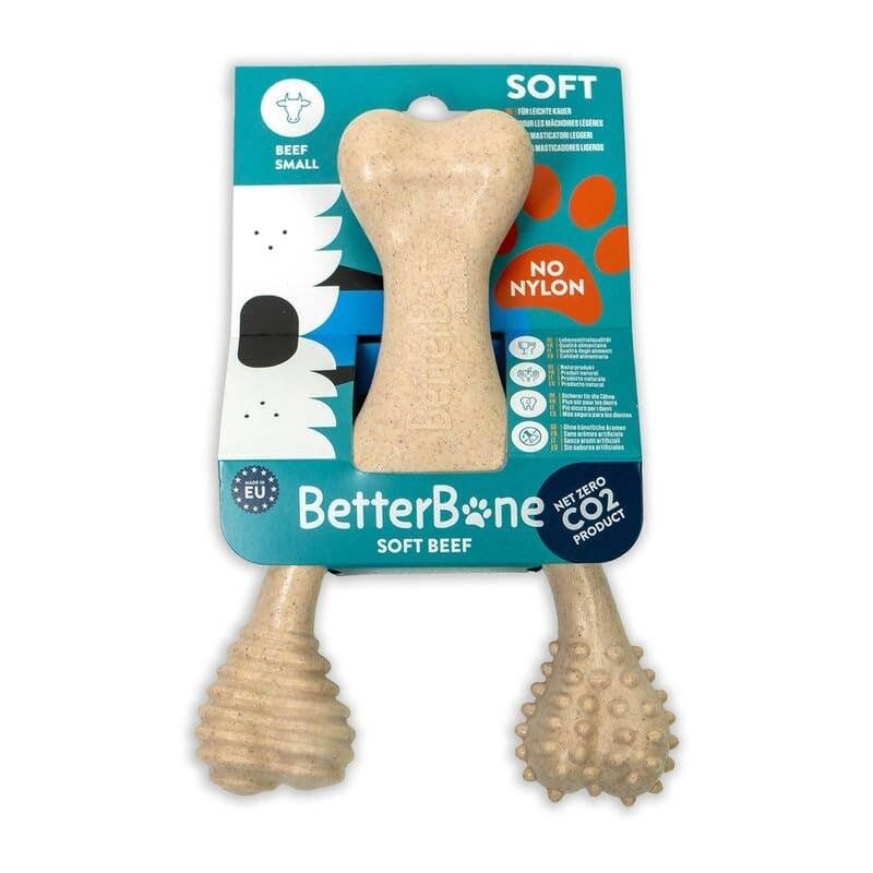 BetterBone Hunde Kauspielzeug Kauknochen - Small Soft Beef