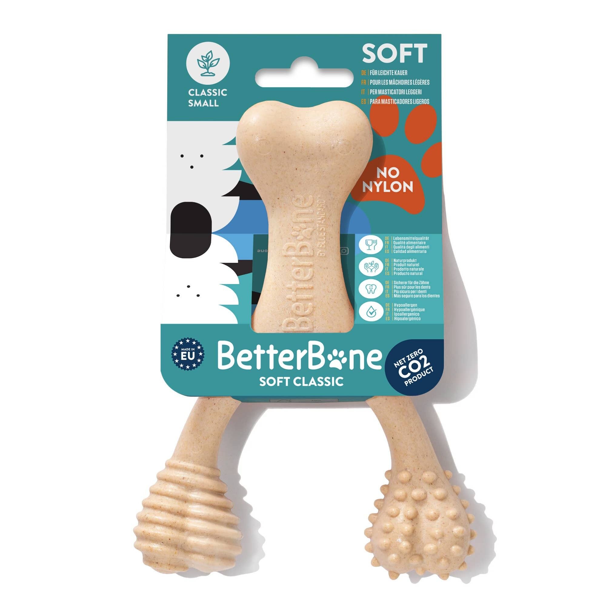 BetterBone Hunde Kauspielzeug Kauknochen -Small Soft Classic