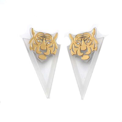 Pendientes Triángulo Tigre