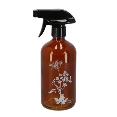 Rociador de agua elegante 'Wild Flower' - Vidrio marrón - 21 cm