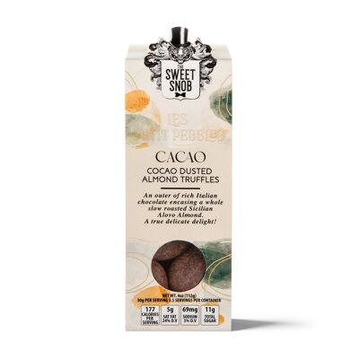 Trufas de chocolate y almendras Cacao Les Petit Pebbles