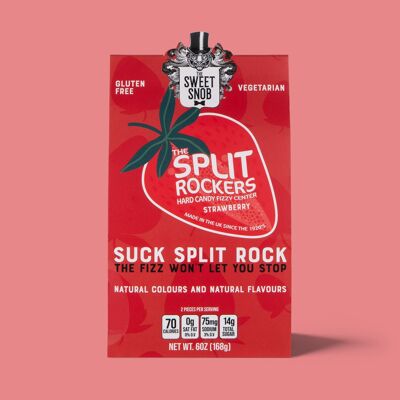 Caramelle dure alla fragola Split Rockers