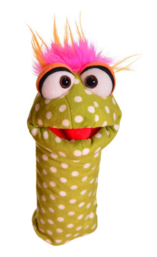 W917 Brabbelchen Quasselwurm Handpuppe