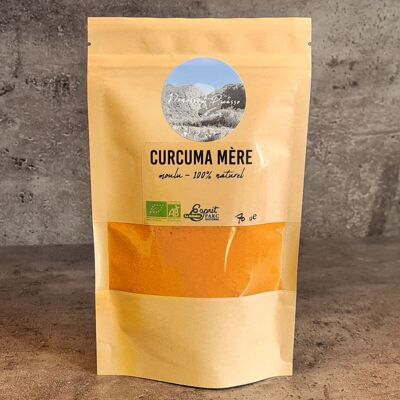 Curcuma madre biologica dell'Isola della Riunione 70 g