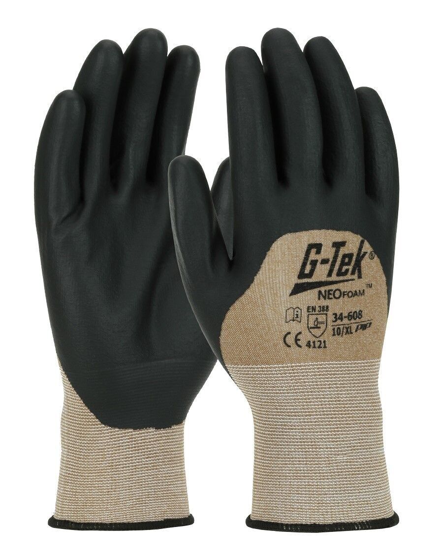 Abbigliamento da lavoro - Guanti di sicurezza G-Tek NeoFoam 34-608 - Taglia 7/S