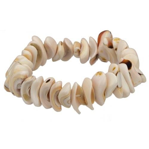 Bracciale Conchiglia, Bianco-Rosa 2