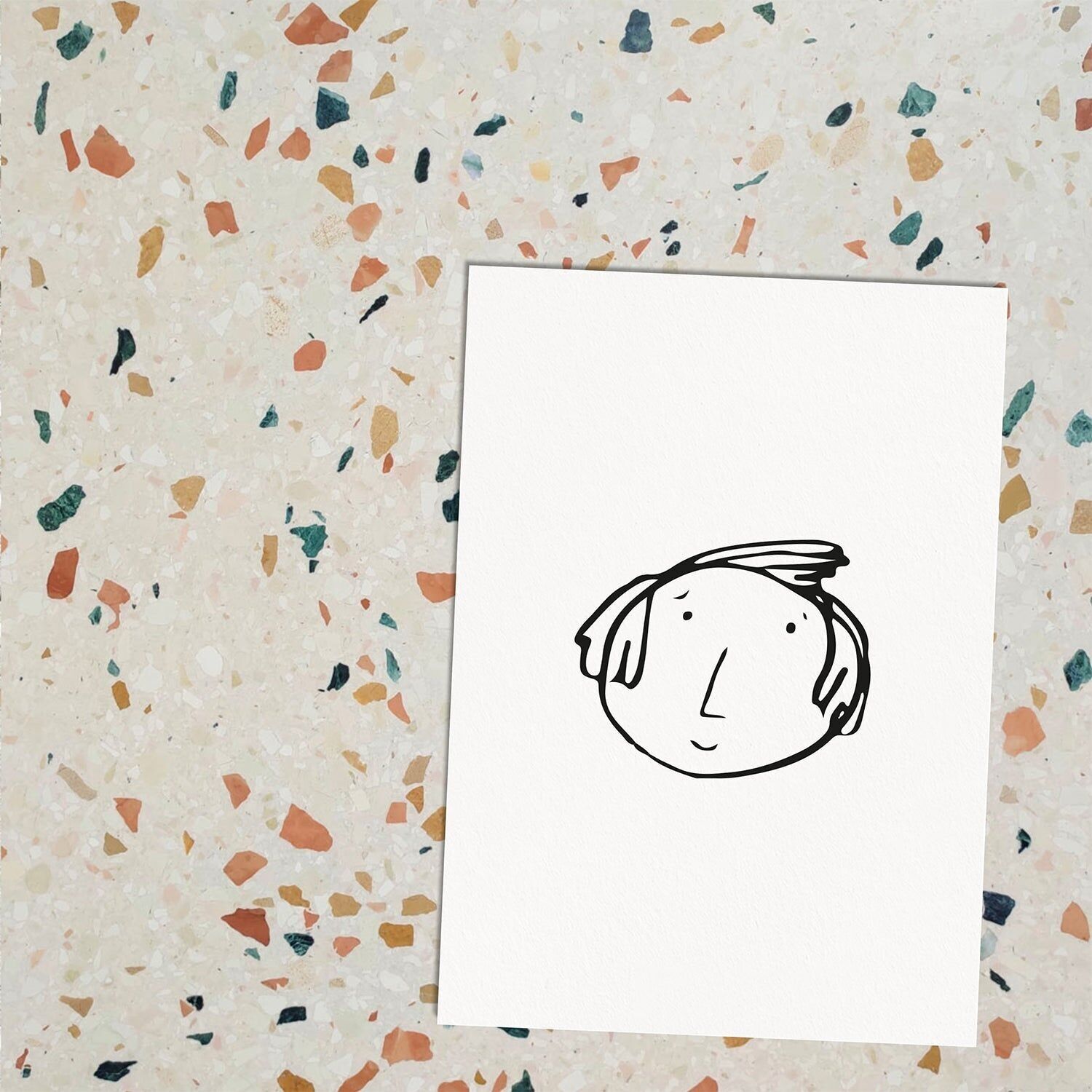 Testa di bambino Lenny