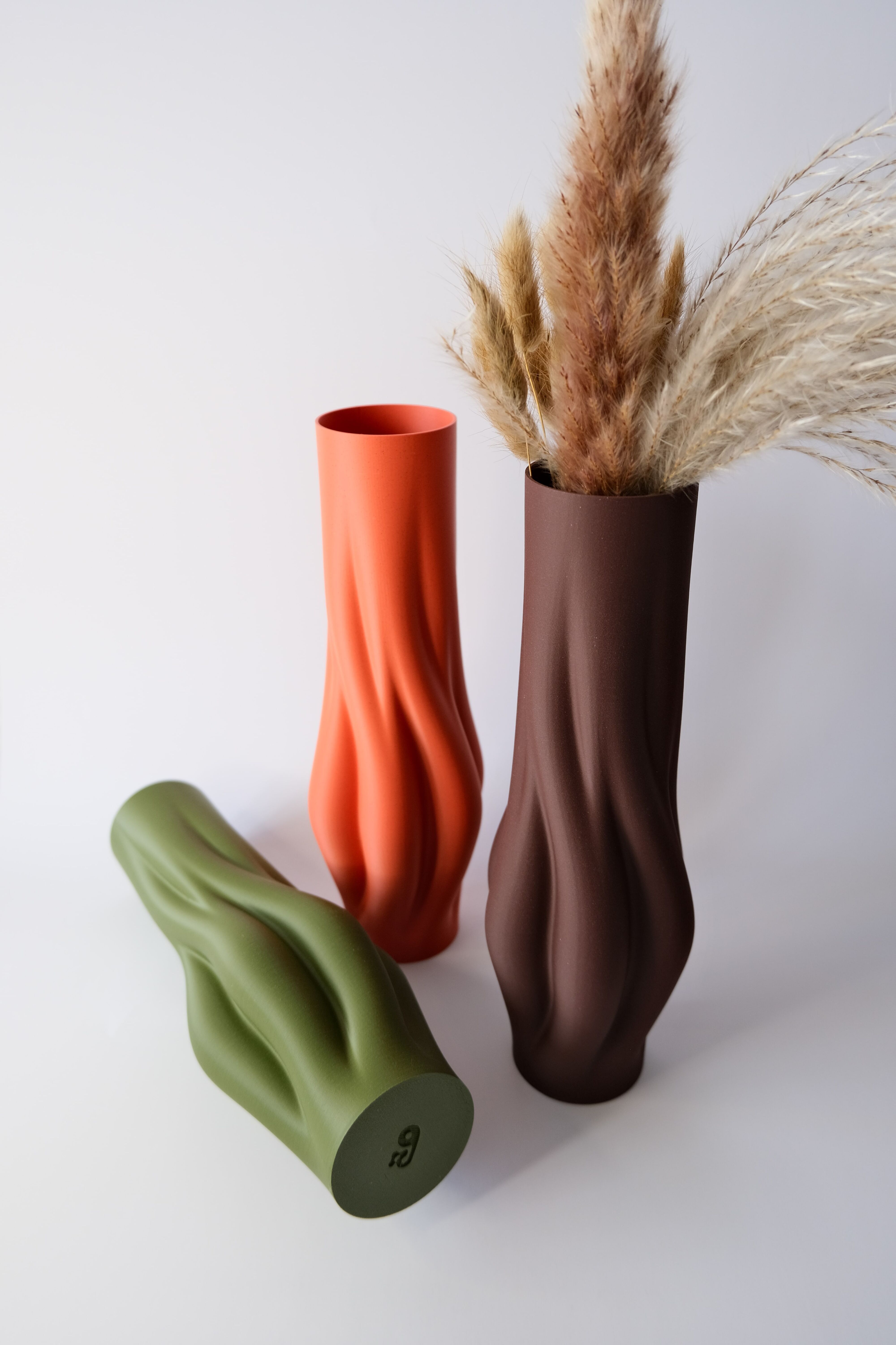 Vaso Éthera - Per fiori secchi - 100% Biosourced - Made in France