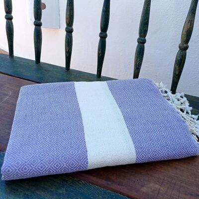 Fouta Playa Djerba Malva 100% algodón