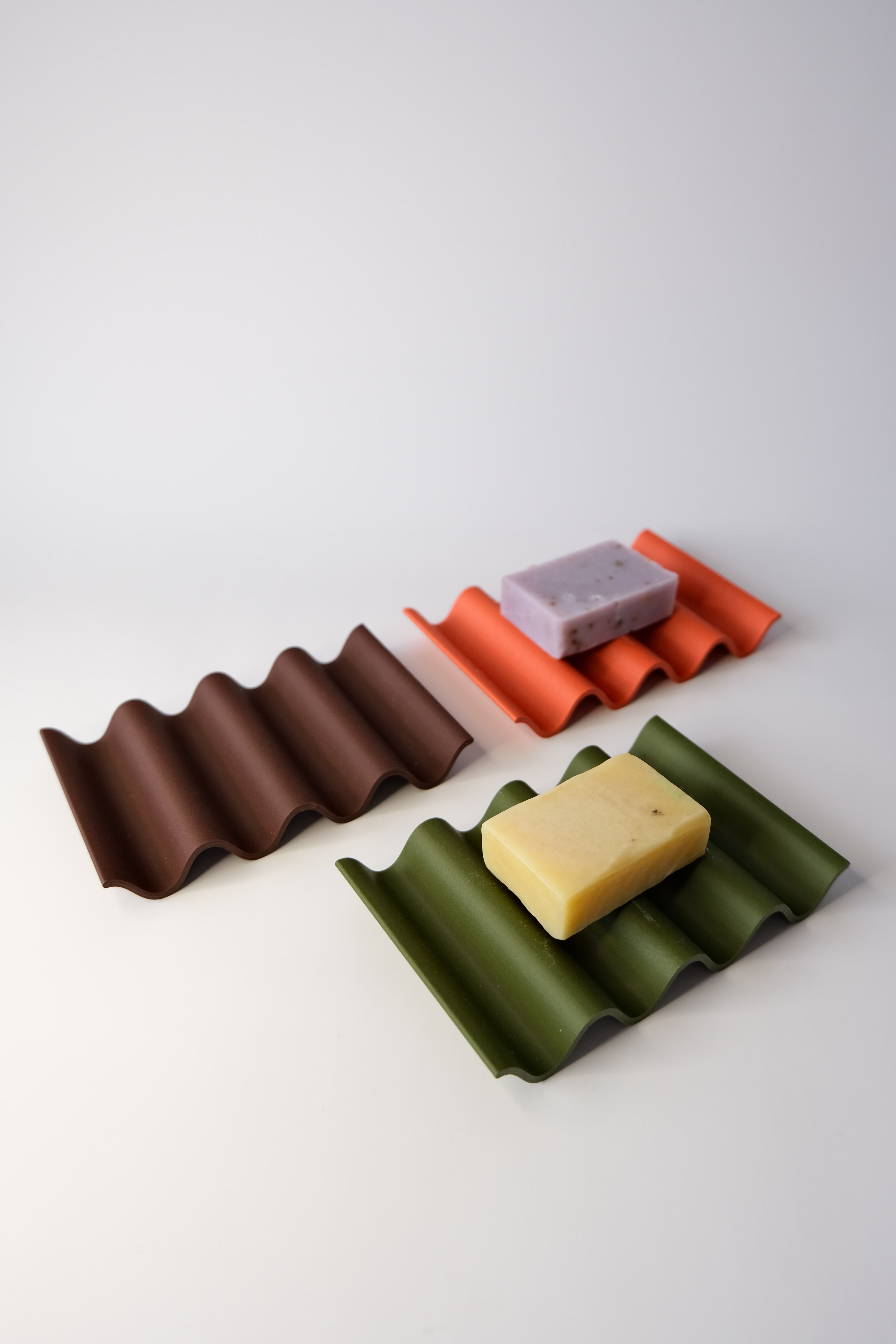 Porta sapone ondulato - 100% Biosourced - Made in France