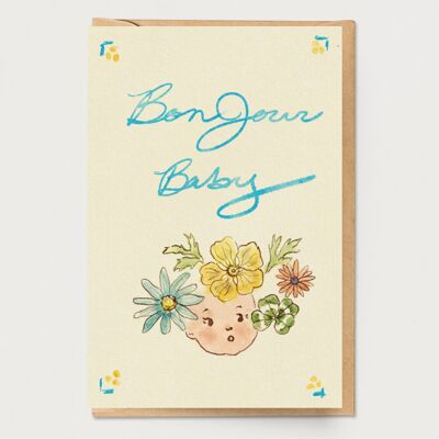 Bonjour Baby Card
