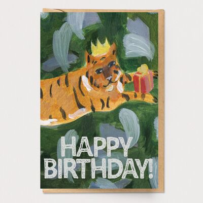 Tiger Birthday Card