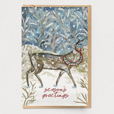 Holiday Reindeer Card