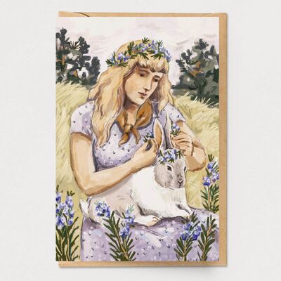 Rosemary Rabbit Card