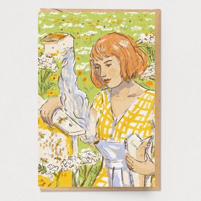 Lady Beekeeper Card
