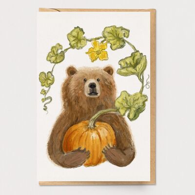 Carta zucca dell'orso