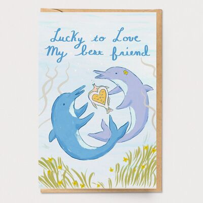 Dolphin Love Card