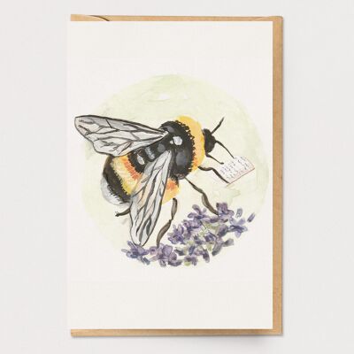 Bee Penpal Card