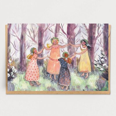 Forest Dance Card