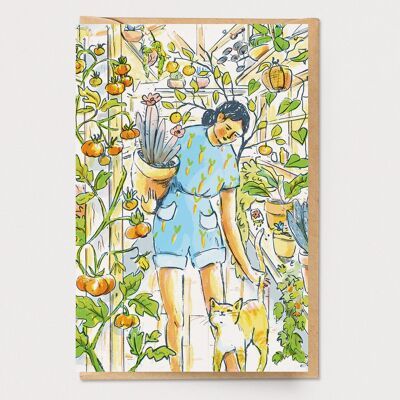 Greenhouse Day Summer Card