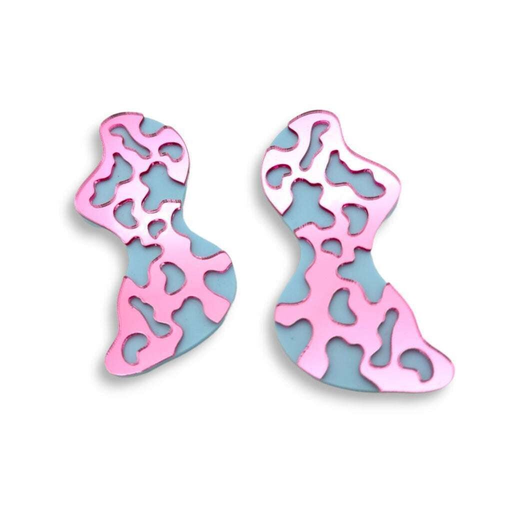 Leopardon | Earrings - Pink