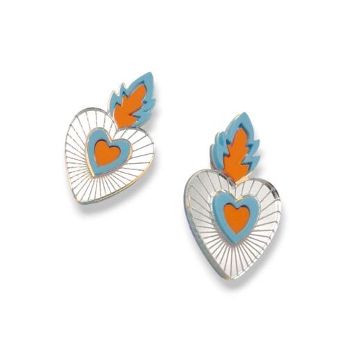 Heart On Fire | Earrings
