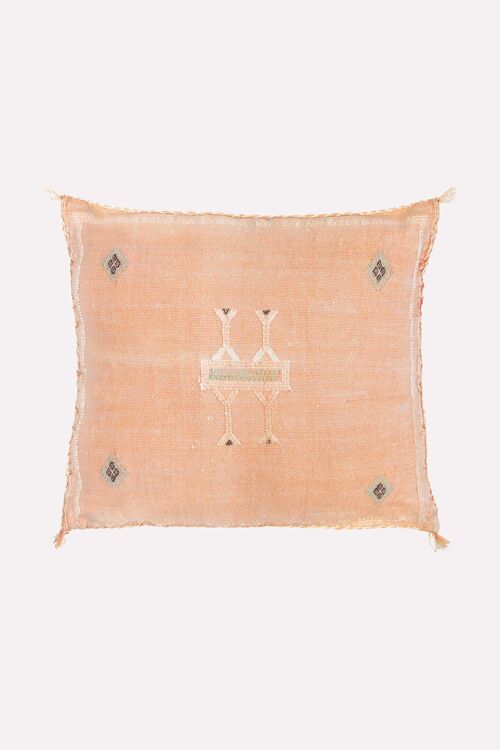 Cactus Silk Cushion | Peaches