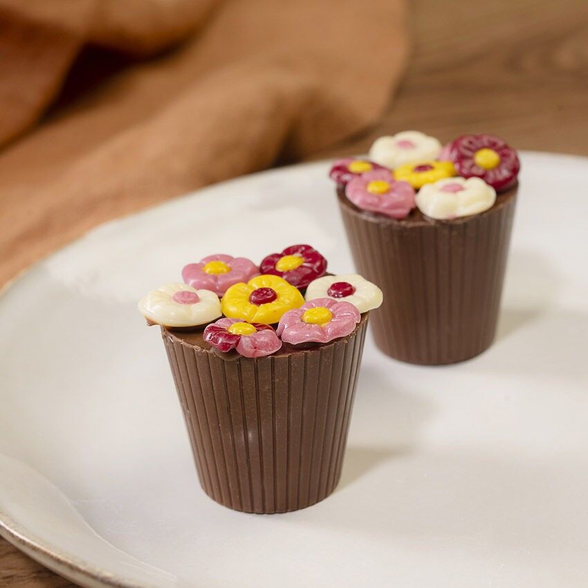 Chocolate flowers