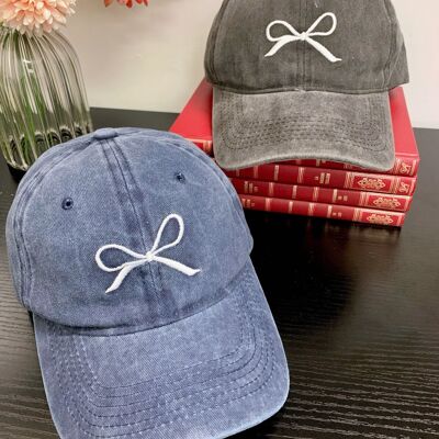 Gorra vaquera con lazo bordado MJ06