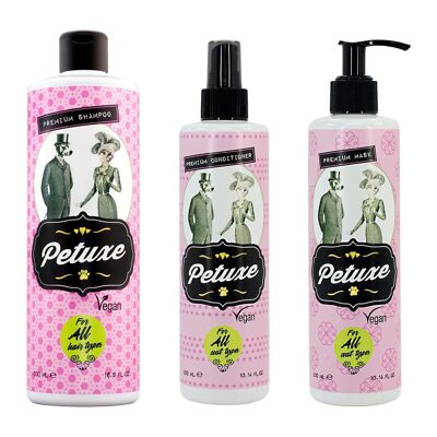 Pack Petuxe toutes races (Shampooing + masque + Après-Shampooing)