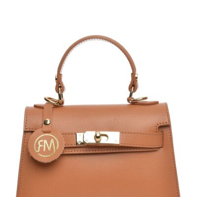 SS25 RM 481T_COGNAC_Borsa a tracolla
