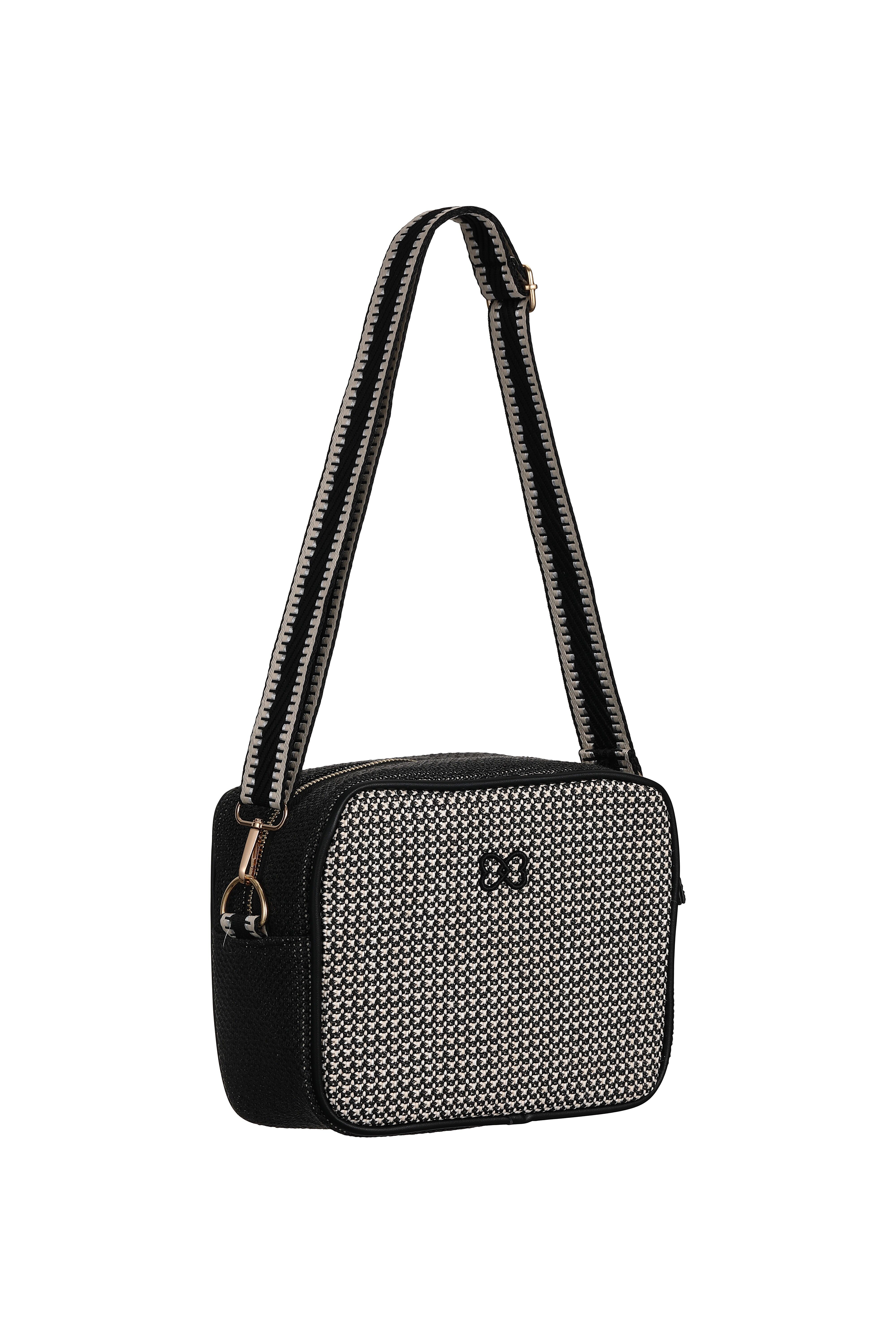 Borsa a tracolla in tessuto intrecciato – Eleganza e comodità