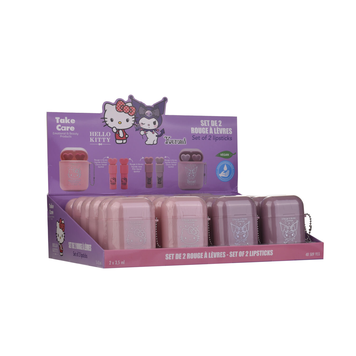 Buy wholesale Set of 2 Hello Kitty & Friends lipsticks headphone box