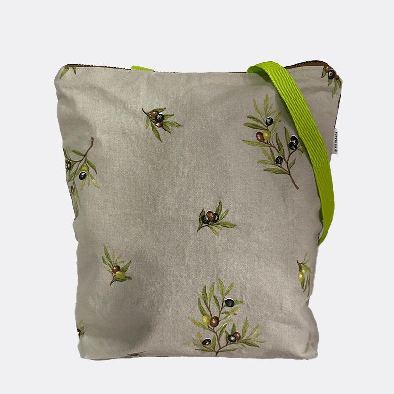 BORSA TOTE GRIGIO OLIVA