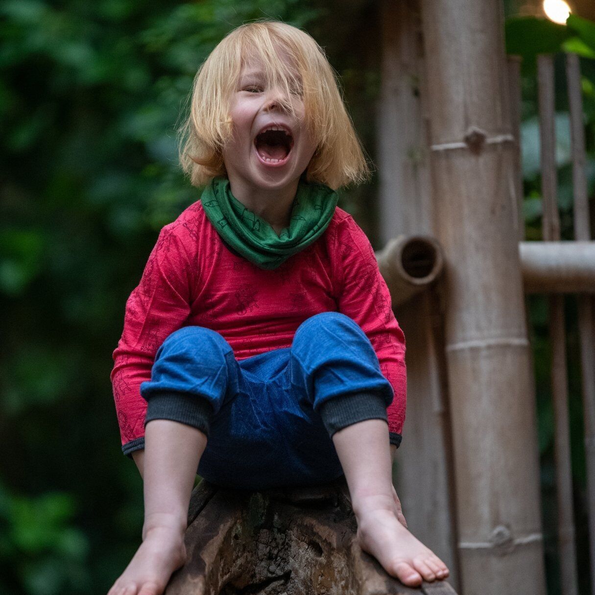 Camicia lampone Geißlein, lana merino e seta (biologica/GOTS)