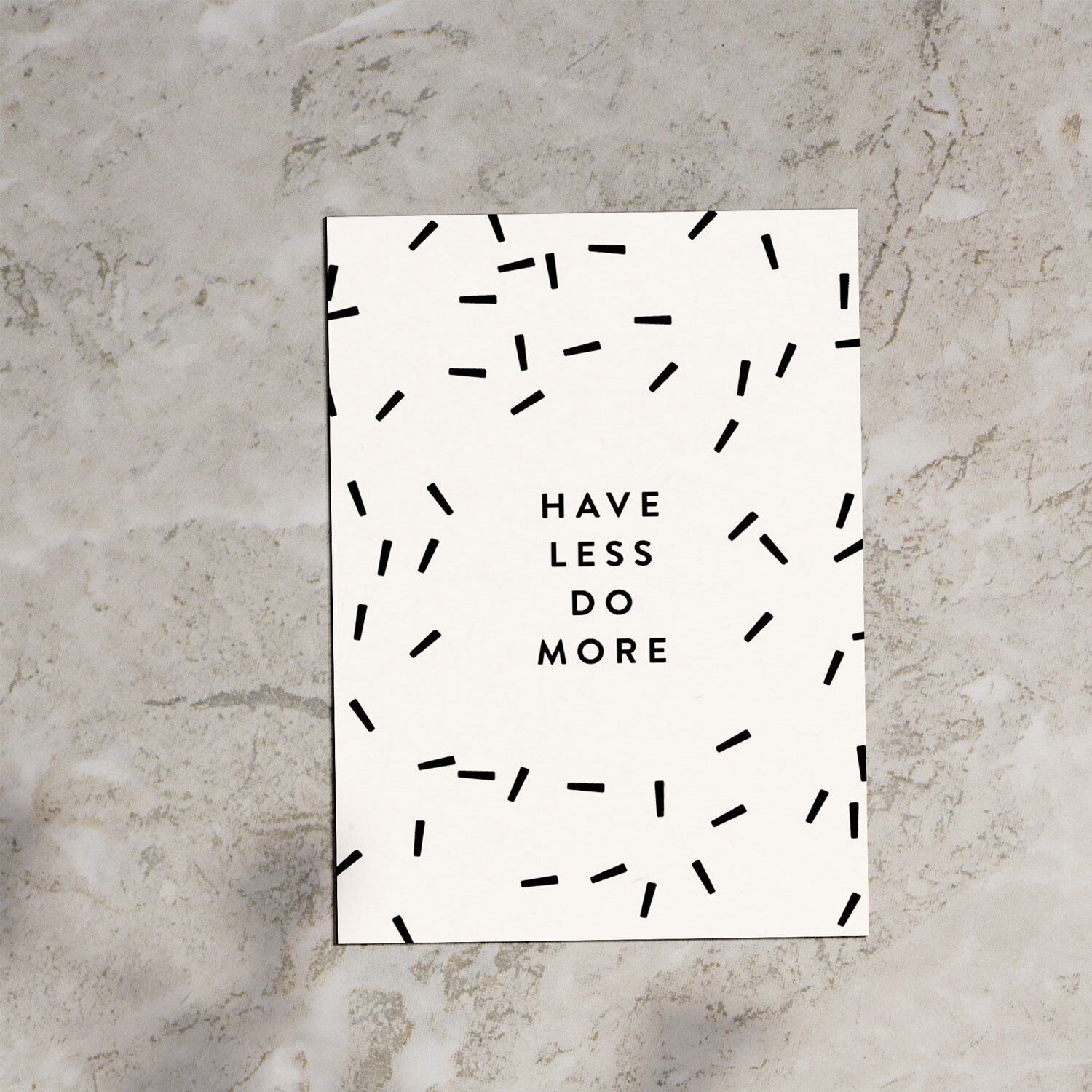 Avere meno, fare di più