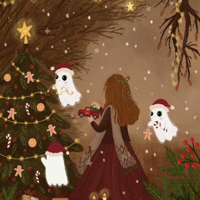 Puzzle "Mr Ghost Christmas Tree" 500 pièces par Sérénitam
