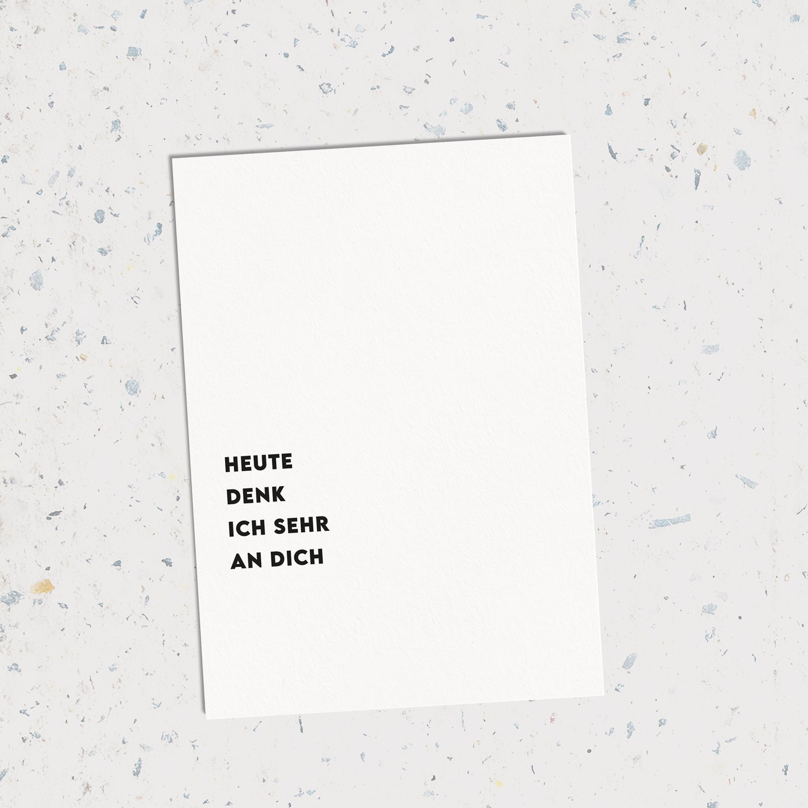 Aujourd'hui je pense beaucoup à toi