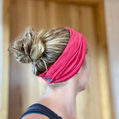 Schlauch-Loop himbeere, Merinowolle & Seide (bio/GOTS)