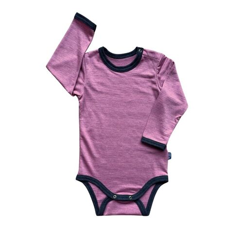 Body rose, Merinowolle & Seide (bio/GOTS)