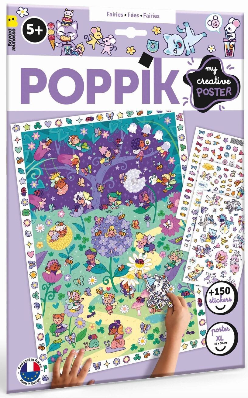 POSTER CREATIVO IN ADESIVI LE FATE