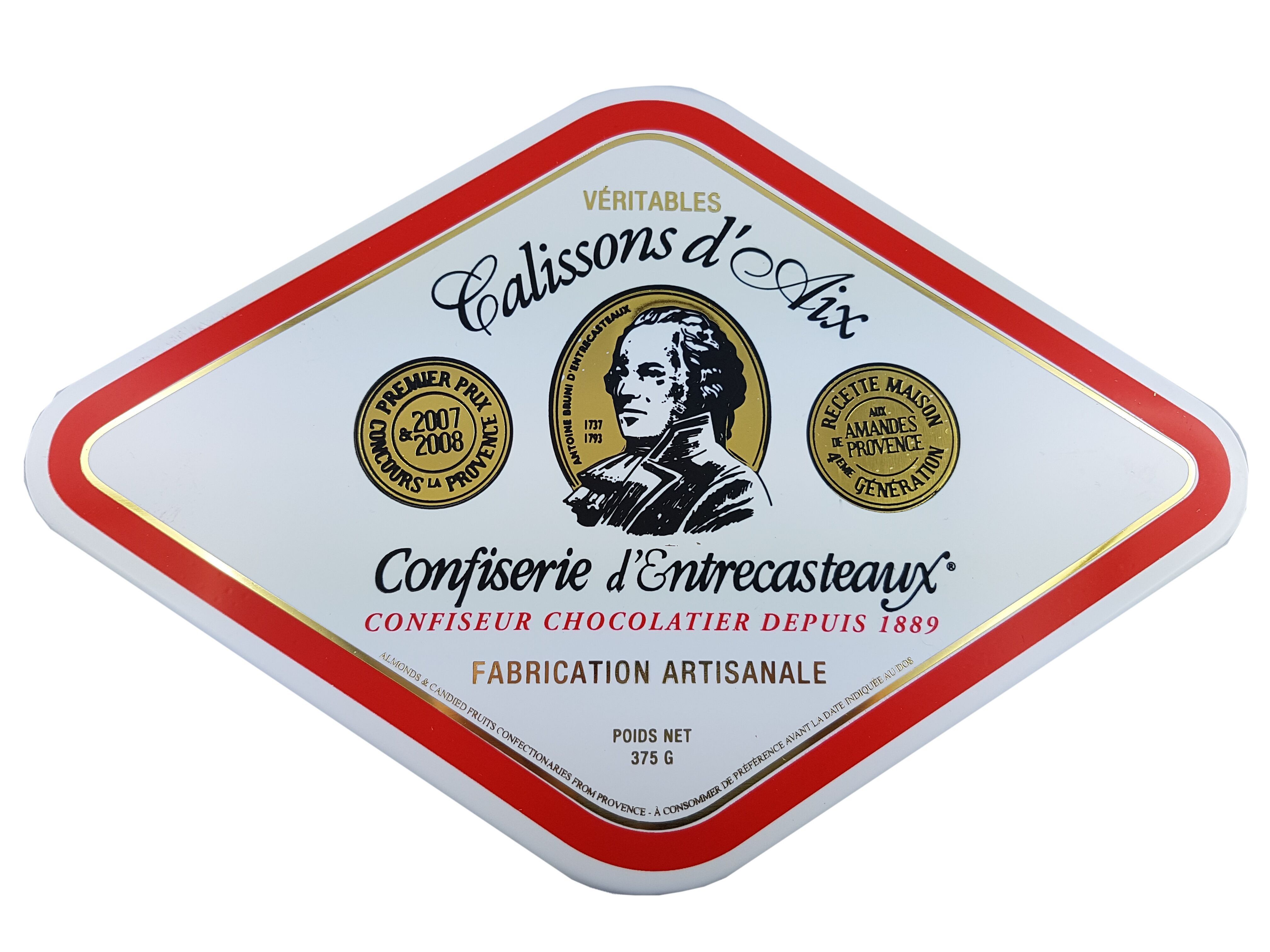 Entrecasteaux Confiserie - Diamond Box No. 3 - 26 Calissons d'Aix - 375g