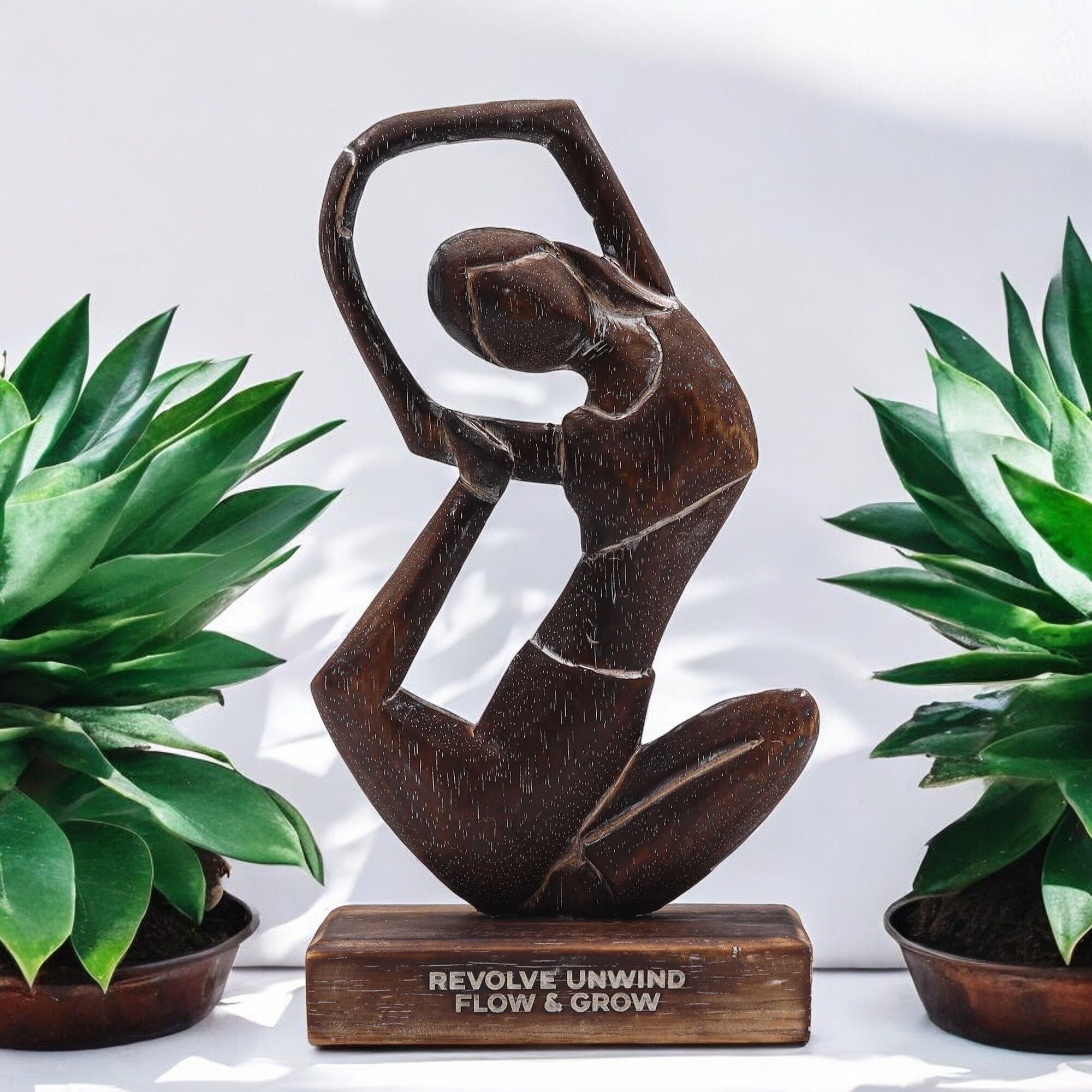 Yoga in legno all'ingrosso per signora