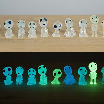 Glow In The Dark Planthero's - 10 pezzi - 3 cm